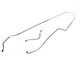 El Camino Brake Line, Front To Rear, For Factory Disc BrakeCar, Stainless Steel, 1970