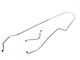 El Camino Brake Line, Front To Rear, For Factory Drum BrakeCar, Stainless Steel, 1970