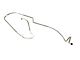 Brake Line,Front To Rear,Stainless Steel,71-72