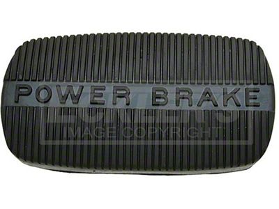 Brake Pedal Pad, With Automatic & Power Brakes (59-60 El Camino)