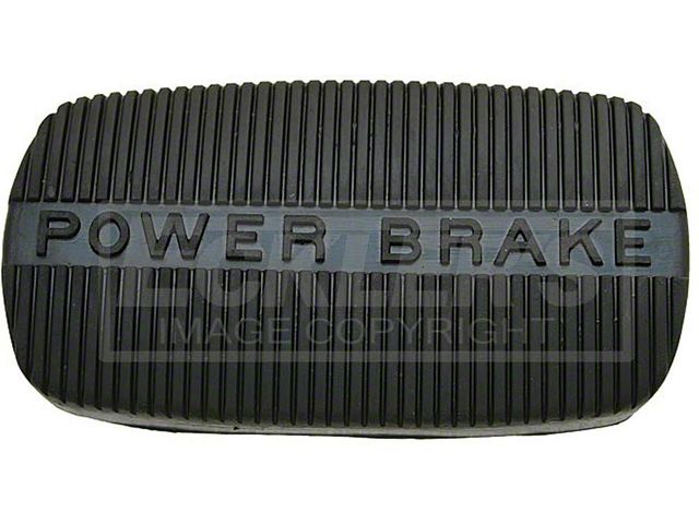 El Camino Brake Pedal Pad, With Automatic & Power Brakes, 1959-1960