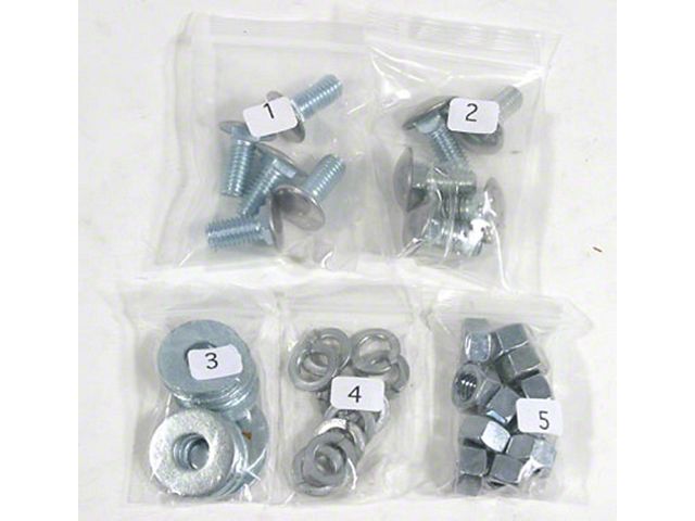 El Camino Bumper Bolt Kits Front & Rear, 40 Pieces, 1964