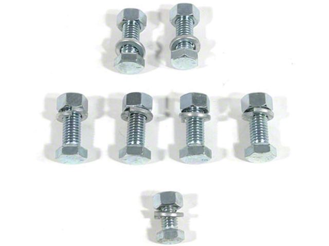 El Camino Bumper Bolt Kits Mounting Kit Rear 21 Pieces, 1966