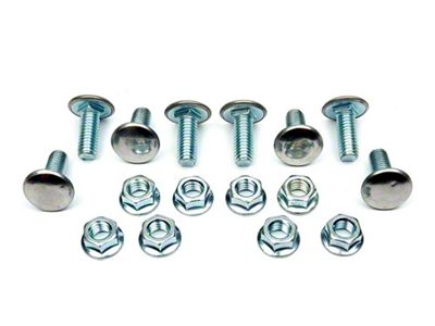 El Camino Bumper Bolt Kits Rear 16 Pieces, 1973-1975