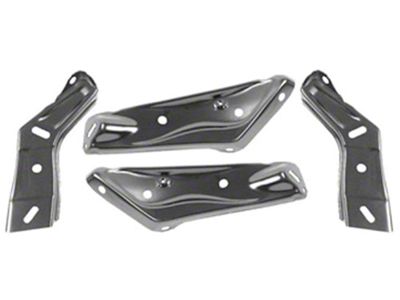 OPR El Camino Bumper Brackets, Front, 1970
