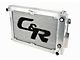 El Camino C&R Racing 2-Pass Crossflow Radiator, For LS Engines, With 10 Plate Engine Oil Cooler And Power Steering Cooler, For Standard Transmission, 1964-1967