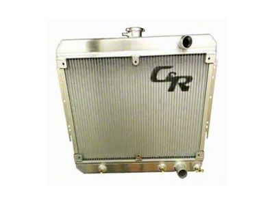 El Camino C&R Racing Radiator, For LS Engines, With Transmission Oil Cooler, 1964-65