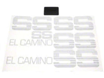 El Camino Choo Choo Super Sport Decal Set, Red Non FactoryColor 1984-1987