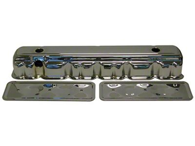 El Camino Chrome Valve Covers L6, 1964-74