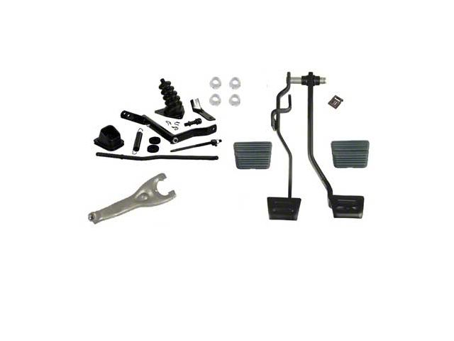 El Camino Clutch Linkage Conversion Kit, Automatic To Manual Transmission, Small Or Big Block, 1968-1970
