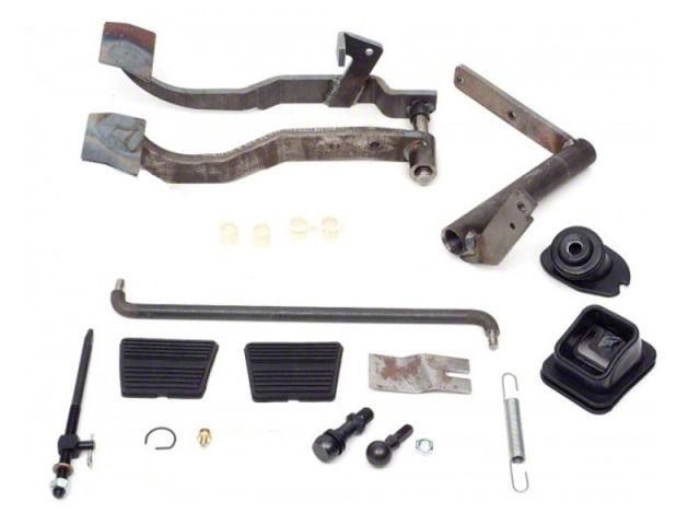 El Camino Clutch Linkage Conversion Kit, Automatic To ManualTransmission, Small Block, 1964-66