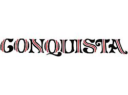 El Camino Conquista Tailgate Decal, Black & Red, 1985-1987
