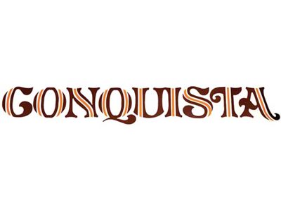 El Camino Conquista Tailgate Decal, Brown & Orange, 1985-1987