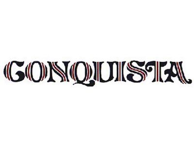 El Camino Conquista Tailgate Decal, Charcoal & Red, 1978-1979