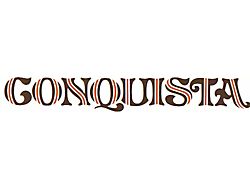Conquista Tailgate Decal; Gold/Orange (78-87 El Camino)