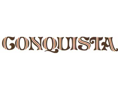 Conquista Tailgate Decal; Gold/Orange (78-87 El Camino)