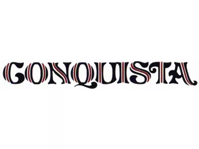 Conquista Tailgate Decal; Gray Fern/Creme (78-87 El Camino)