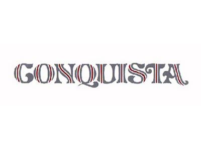 El Camino Conquista Tailgate Decal, Silver & Red, 1985-1987