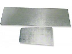 El Camino Console Aluminum Insert Kit, Manual Transmission,1968-1972
