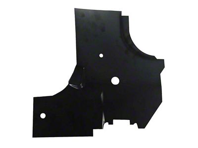 El Camino - Cowl Side Hinge Panel Reinforcement, Right, 1966-1967