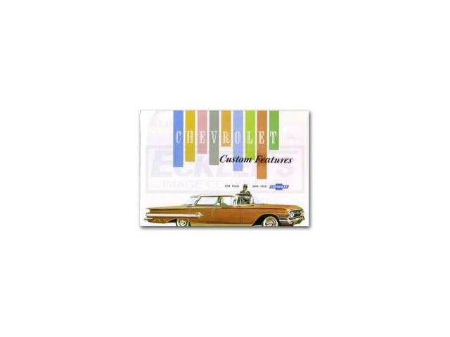 1960 Chevy Car Color Accessory Brochure
