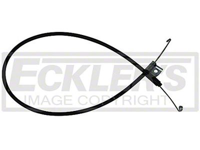 El Camino Dash Blower Control Cable, Defroster, For Cars With Air Conditioning, 1968-1969