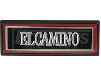 El Camino Dash Emblem, El Camino, 1981-1985