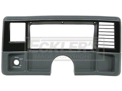 El Camino Dash Face Plate, Dark Gray, 1986-1987