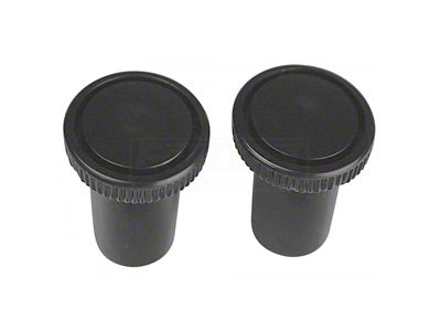 El Camino Dash Vent Pull Knobs, Black, 1964-1978