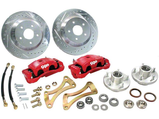 El Camino Disc Big Brake Conversion Kit, Front, For Stock Spindle, 1959-1960