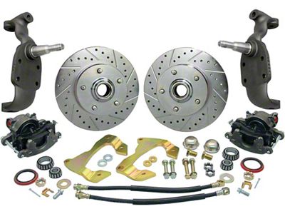 El Camino Disc Brake Conversion Kit, Front, With 2 Drop Spindles, 1959-1960