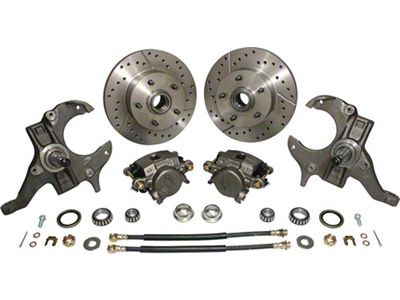 El Camino Disc Brake Conversion Kit, Front, With 2 Drop Spindles, 1964-1972