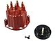 El Camino Distributor Cap & Rotor, With Male Terminals, For Billet Flame-Thrower Distributor, PerTronix, Red, 1964-83