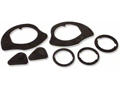 El Camino Door Handle And Lock Gaskets, 1964-1972