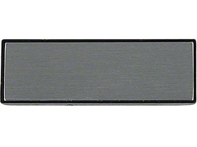OPR El Camino Door Pull Strap Insert, Brushed Aluminum, 1981-1987