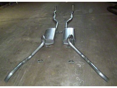 Dual Exhaust System, Small Block, 66-67