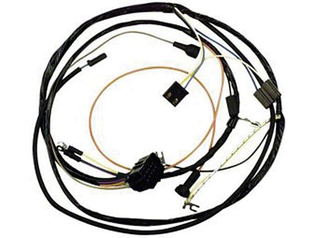 El Camino Engine Harness, 307-350 c.i. V8, With TH400 Transmission And Warning Lights, 1972