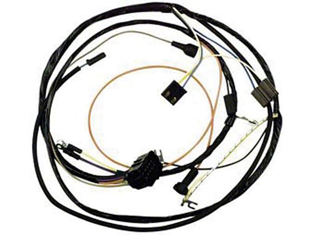 El Camino Engine Harness, 6 Cylinder, With Warning Lights, 1972