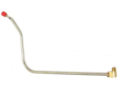 Engine Line, Pump To Carburetor, 350 2 Barrel, Short Fuel Pump, Low Performance, Stainless Steel (78-83 Caballero; 78-83 El Camino)
