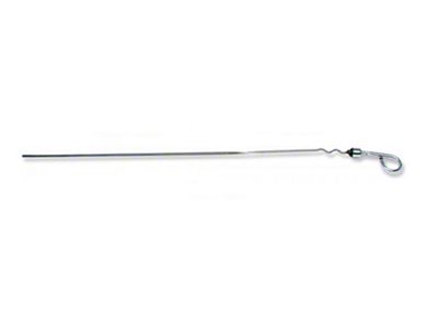 El Camino Engine Oil Dipstick, Small Block, Chrome, 1965-72