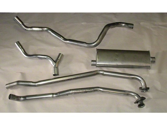 El Camino Exhaust, 454, Dual Outlet, Stainless Steel, 1971-1972
