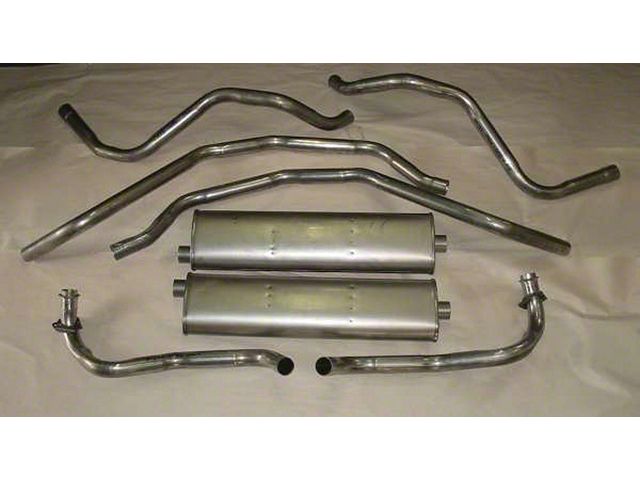 El Camino Exhaust, Dual, V8, Stainless Steel, 1973-1974