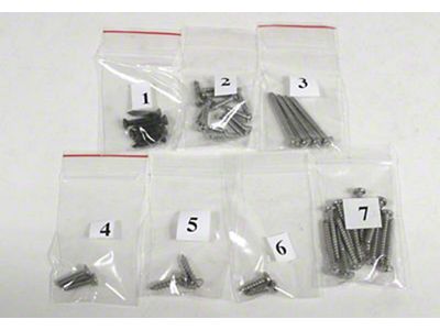El Camino Exterior Screw Kits 40 Pieces, 1973-1977