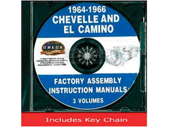 1964-1966 Chevelle and El Camino Assembly Manual (CD-ROM)