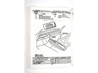 1966 Chevelle & El Camino Factory Assembly Manual - Chevrolet Restoration Shop Book (66CHFA)