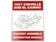 1967 Chevy Chevelle Factory Assembly Manual