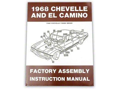 1968 Chevy Chevelle Factory Assembly Manual