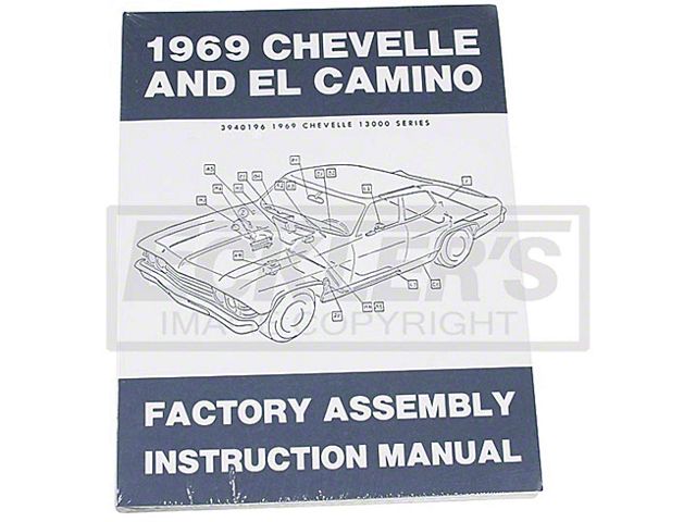 1969 Chevy Chevelle Factory Assembly Manual