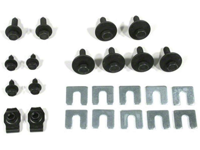 El Camino Fender Related Bolts 24 Piece Kit, 1966