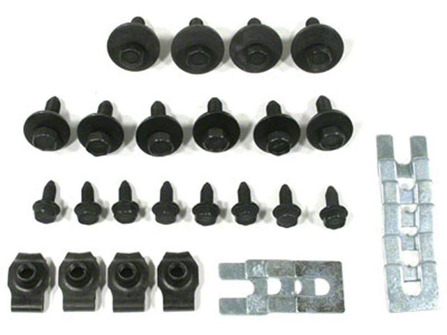 El Camino Fender Related Bolts 32 Piece Kit, 1970-1972